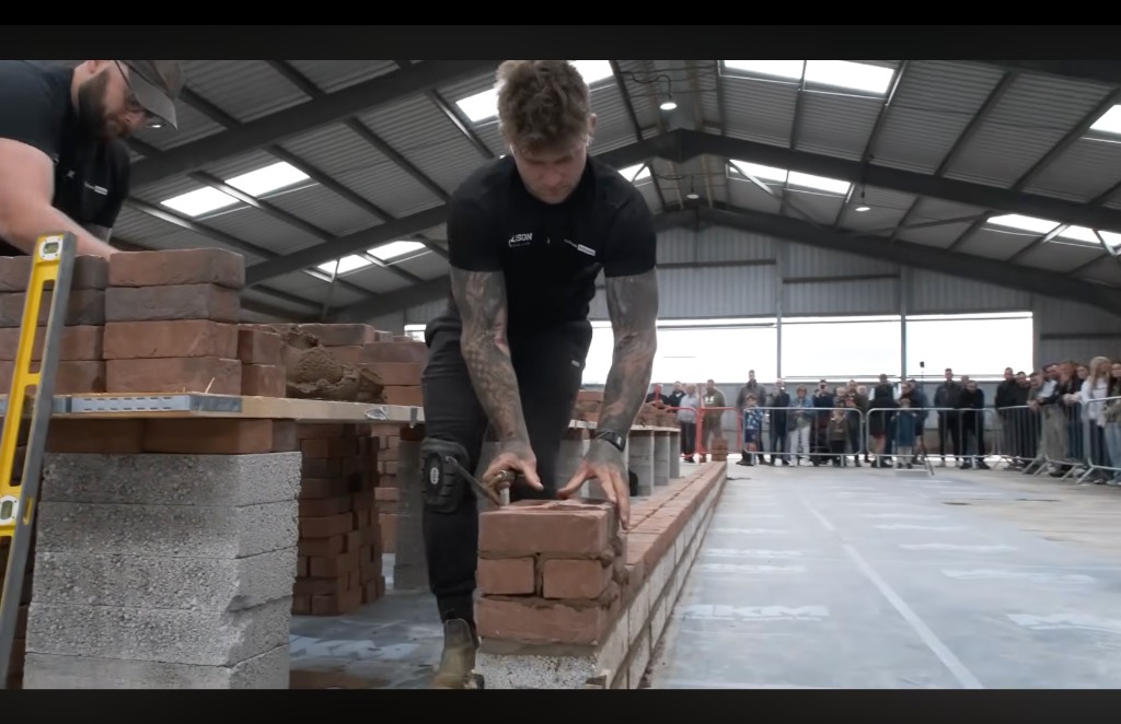 Charlie Collison and team at the record attempt venue