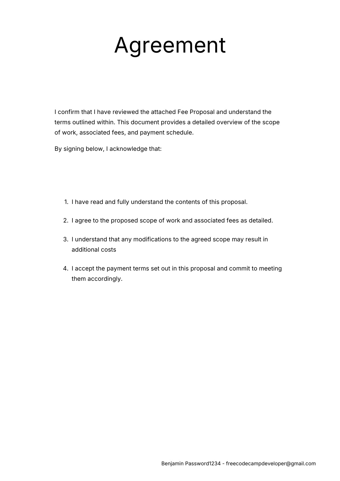 The memberships and certificates page of a TruTrade quote pack